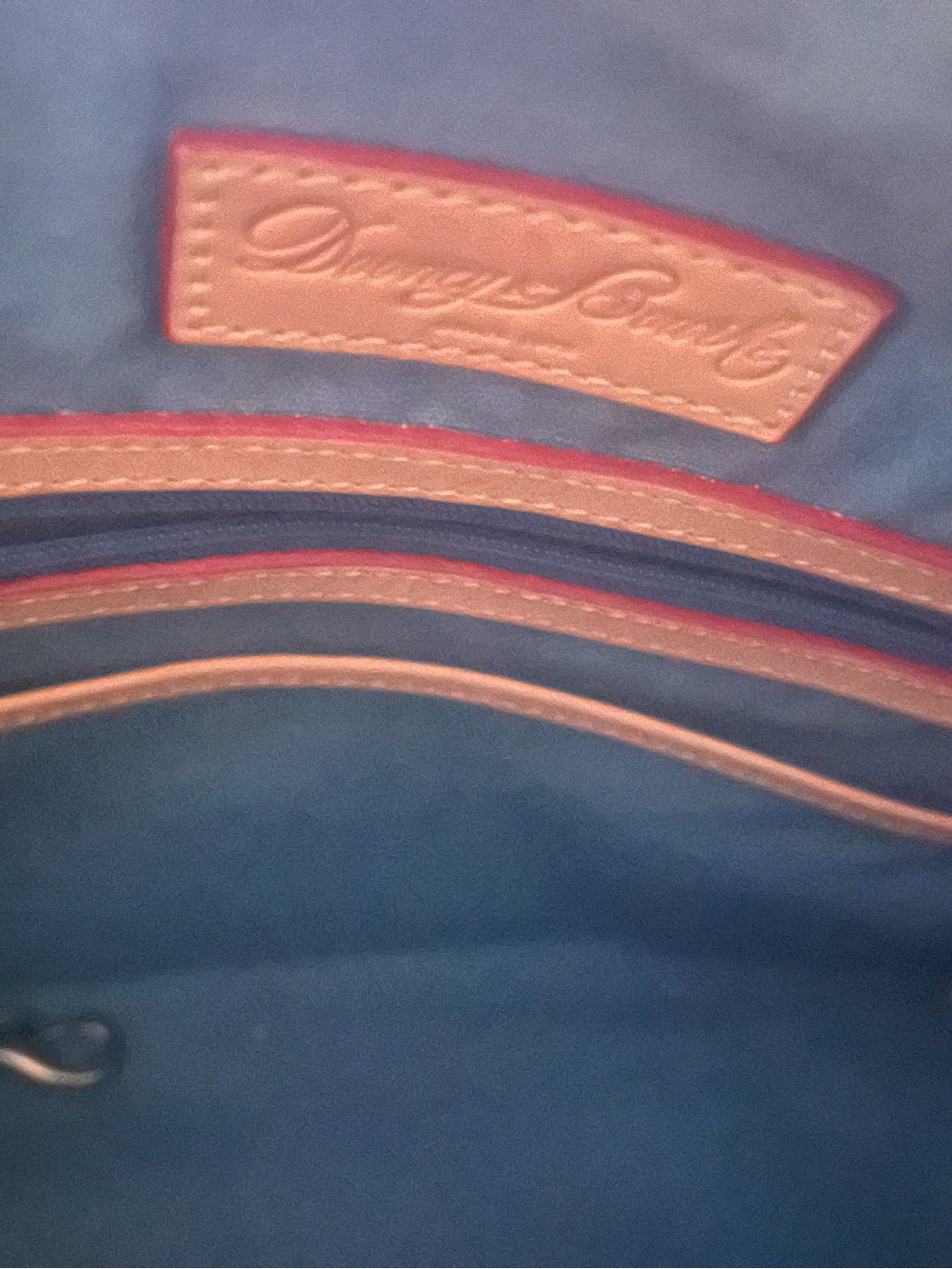 Dooney Bourke signature domed satchel in primary color logo. - Picture 4 of 5